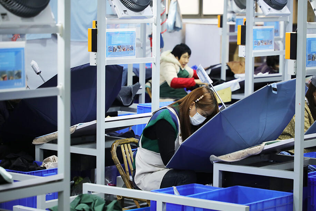 YUMENGLONG umbrella manufacturing facility